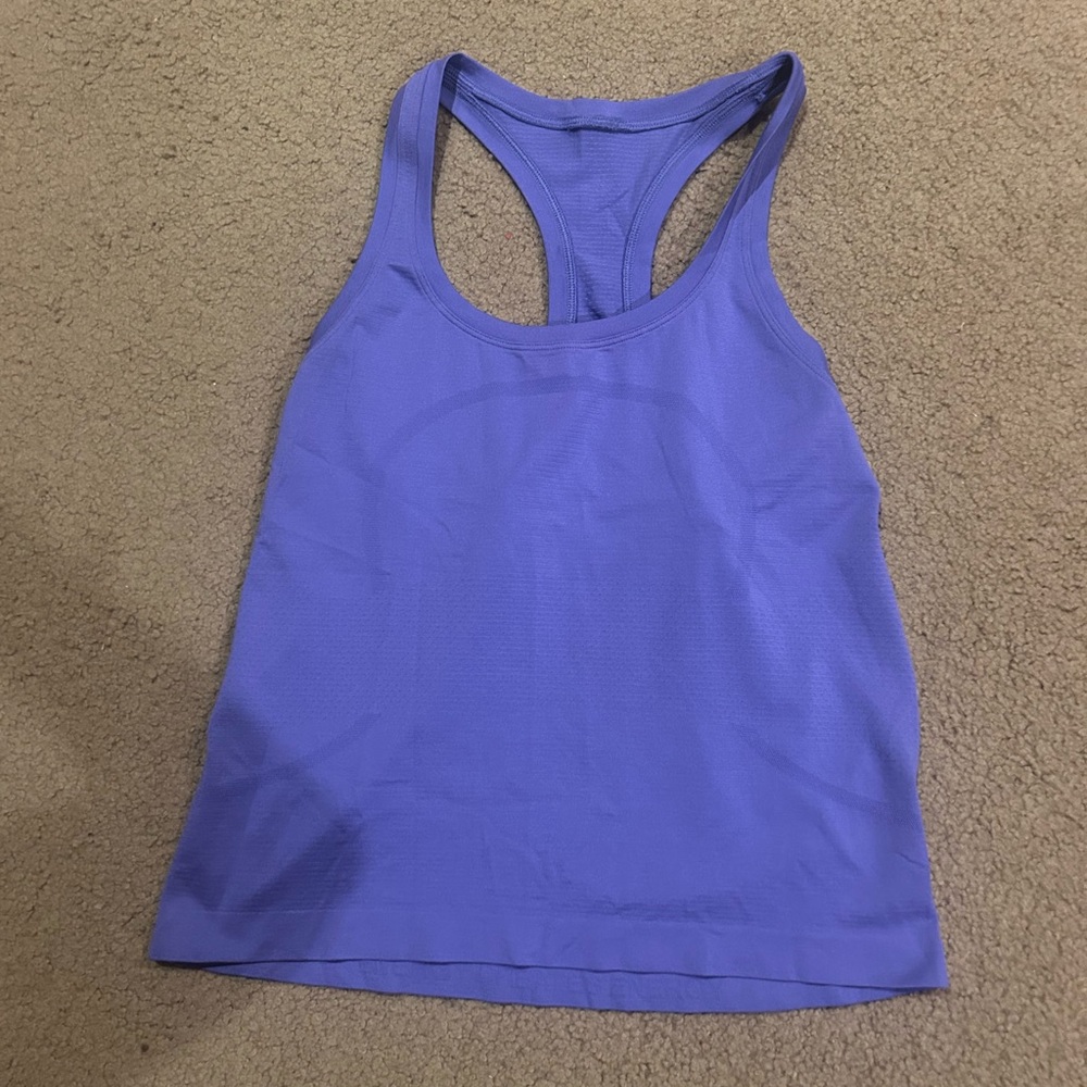 lululemon athletica Race length Purple Tank Top